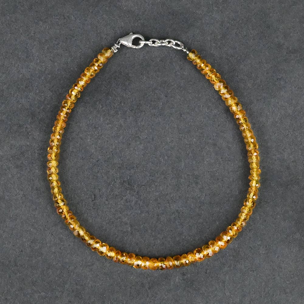 Yellow Sapphire Faceted Bracelet - 27 Carats