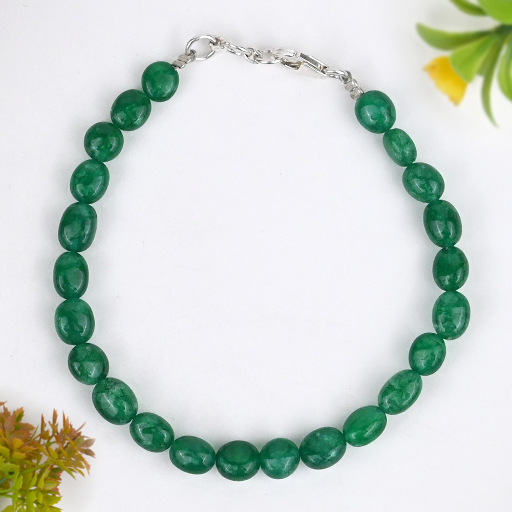 Emerald Oval Bracelet
