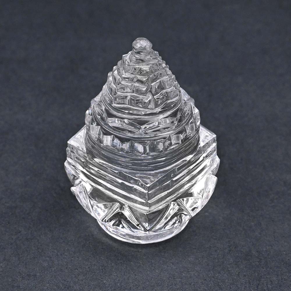 Sphatik Shree Yantra on Lotus - 96 gms