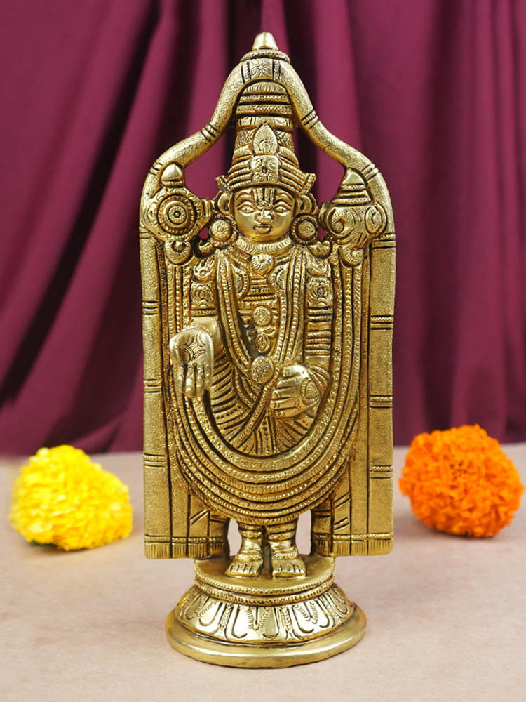 Tirupati Balaji Brass Statue