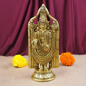 Tirupati Balaji Brass Statue