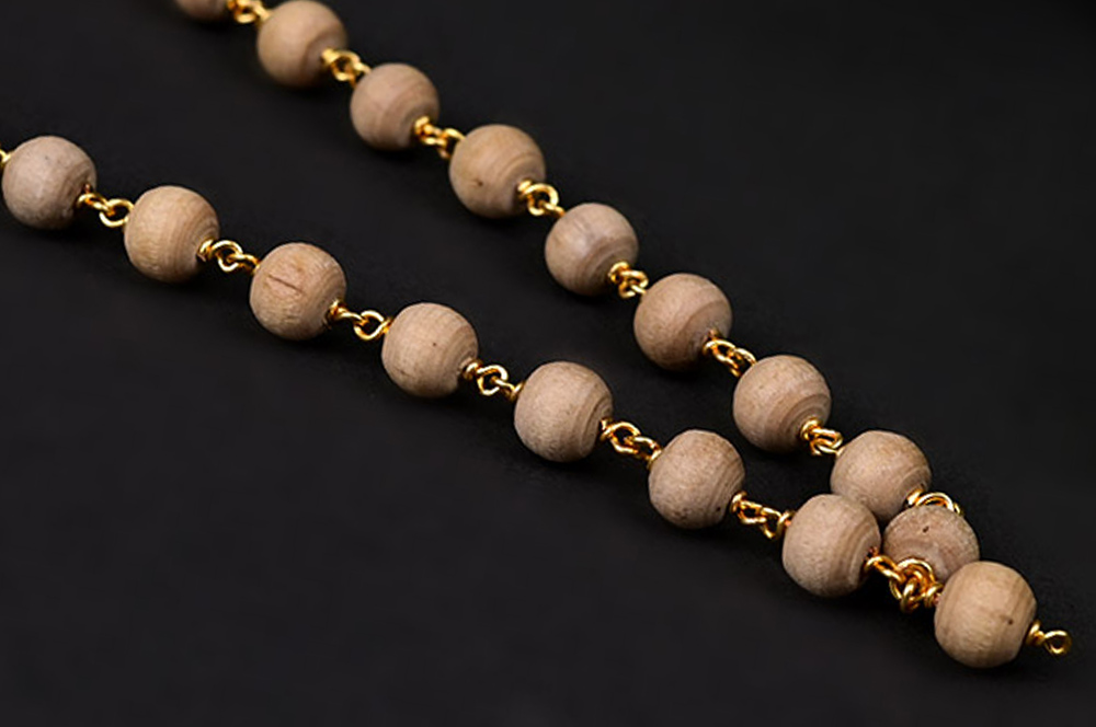 Tulsi Mala in Copper Gold Plated Wire