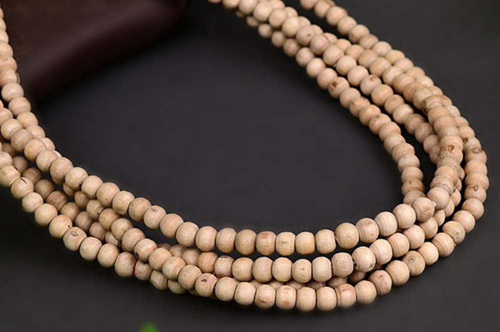 Triple Layer Tulsi Round Beads Kanthi Mala