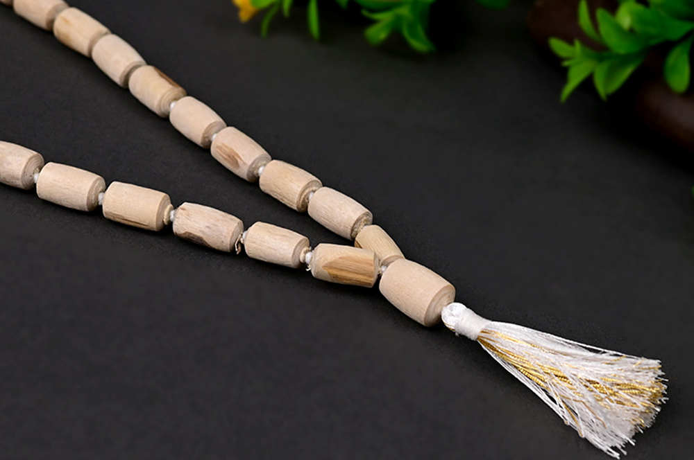 Tulsi Cylindrical Beads Mala