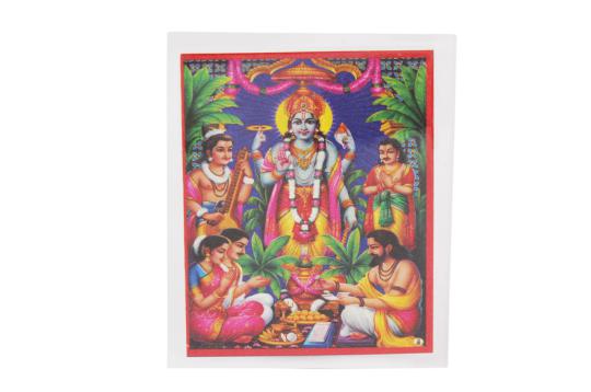 Lord Satyanarayan Glittering Photo