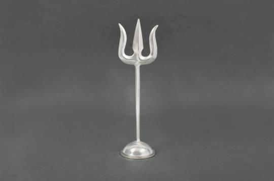 Auspicious silver Trishul