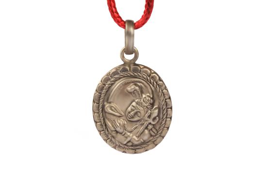 Shiva Locket in Pure Silver - Design III