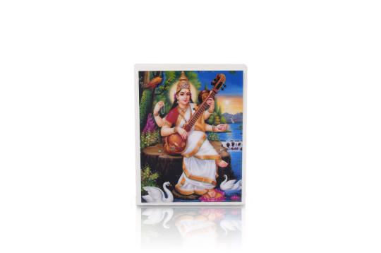 Maa Saraswati Glittering Photo