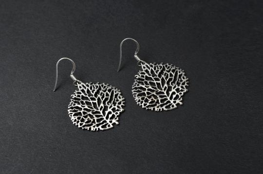 Earrings in pure silver - 5.61 gms