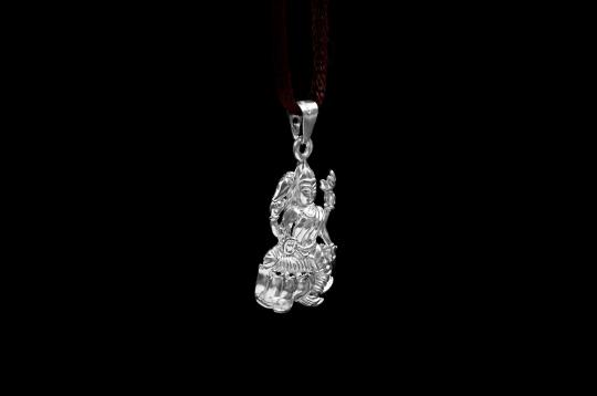 Mahalakshmi Locket in Pure Silver - 4 gms