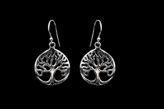 Earrings in pure silver - 4.50 gms