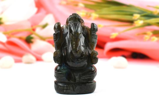 Labradorite Ganesha - 93 gms