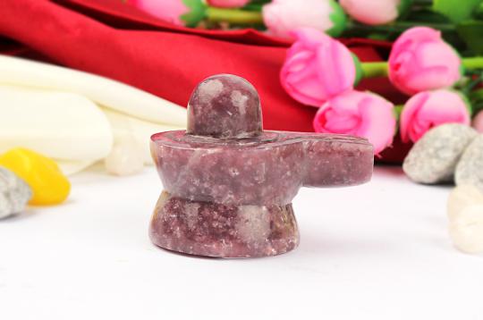 Lepidolite Shivlinga - 93 gms