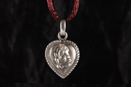 Ganesh Locket in Pure Silver - Design II