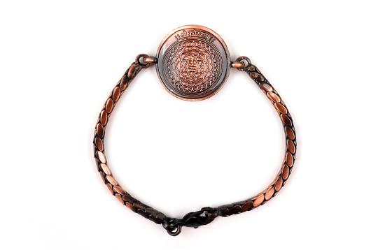 Kuber Yantra Bracelet in Copper