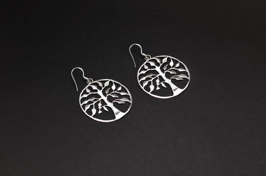 Earrings in pure silver - 5.60 gms