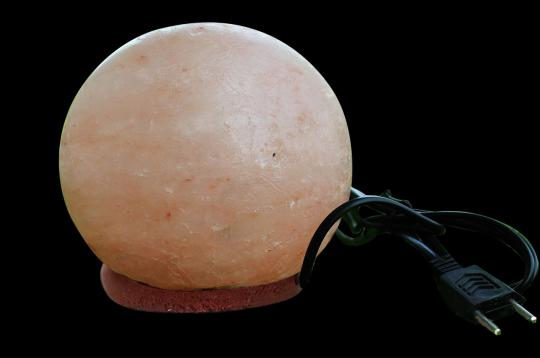 Himalayan Rock Salt Spherical Lamp