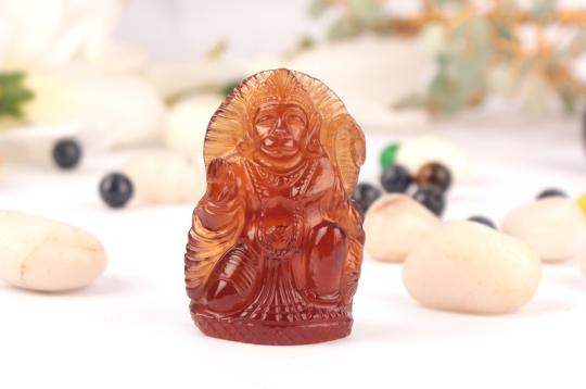 Hanuman in Gomed - 135 Carats