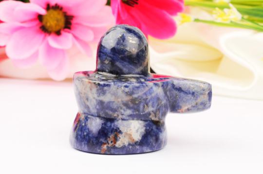 Blue Sodalite Shivling - 71 gms