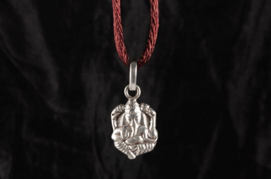 Ganesh Locket - in Pure Silver - Design XCI