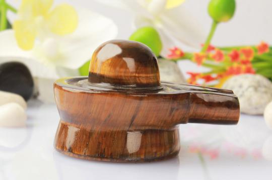 Shivlinga in Tiger Eye -115 gms