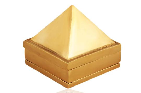 Pyramid in Brass