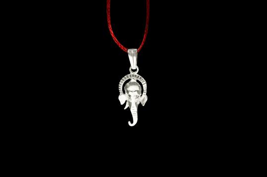 Ganesh Locket in Pure Silver - Design XXX