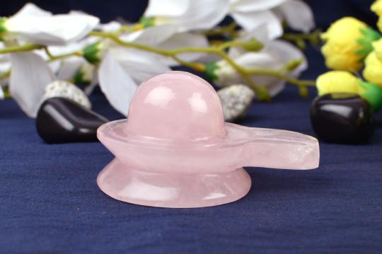 Rose Quartz Shivling - 201 gms