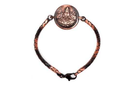 Shree Mahalaxmi Yantra Bracelet in Copper