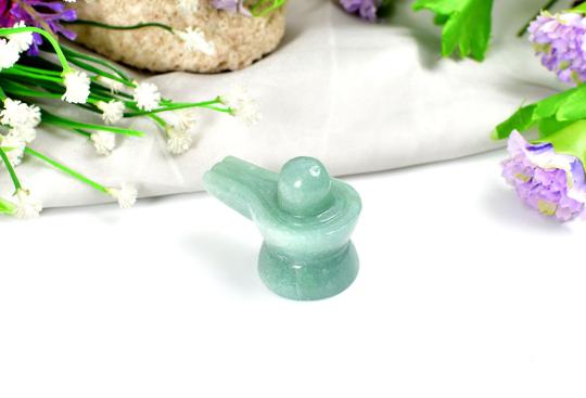 Light Green Jade Shivlinga - 71 gms - I