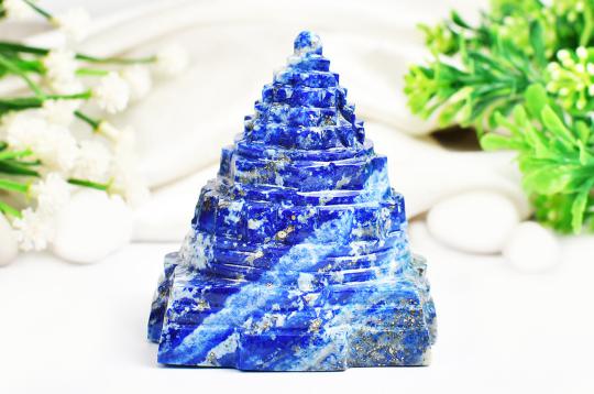 Lapis Lazuli Shree Yantra - 225 gms