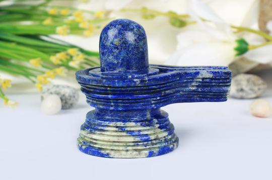 Lapis Lazuli Shivlingam - 182 gms