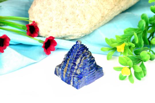 Lapis Lazuli Shree Yantra - 86 gms