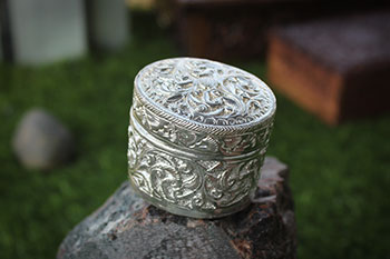 German Silver Container