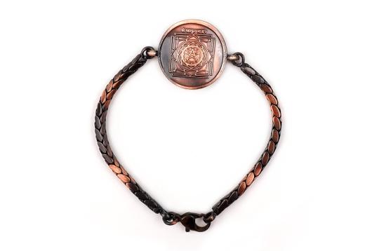 Mahamritunjaya Yantra Bracelet in Copper