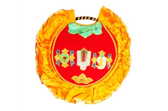 Artistic Temple Fan - Venkateshwara Design