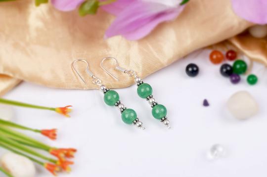 Green Jade earring