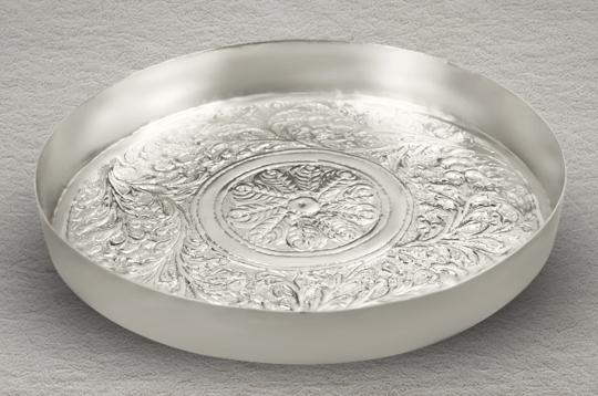 Puja Thali in German Silver