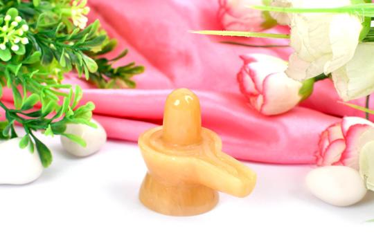Yellow Jade Shivling - 51 to 60 gms