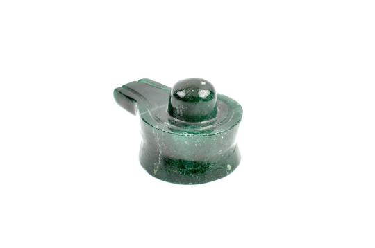 Green Jade Shivlinga - 108 gms