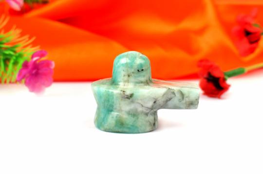 Emerald Shivlinga - 128.85 carats