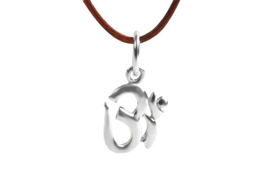 OM Locket in Pure Silver - Design XIV