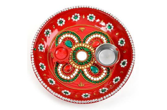 Designer Puja Thali - VI