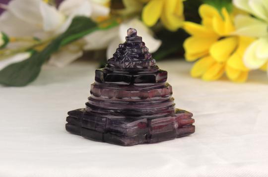 Fluorite Shree Yantra - 100 gms