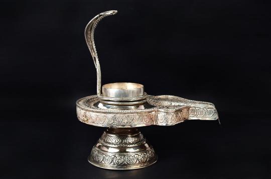 Yoni base in Pure Silver - XI