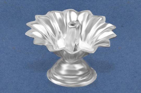 German Silver Diya