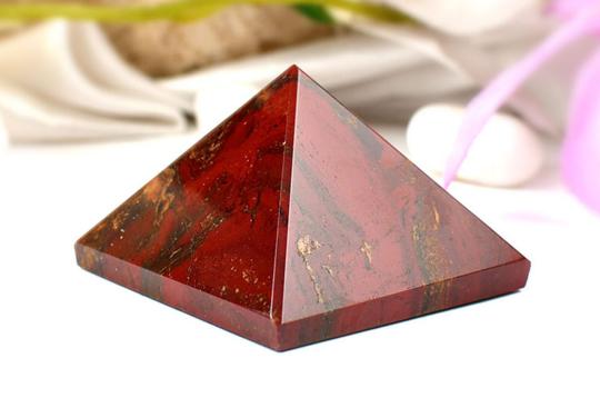 Pyramid in Red Jasper