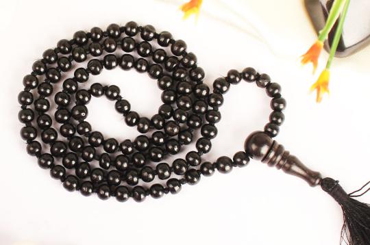 Black ebony mala