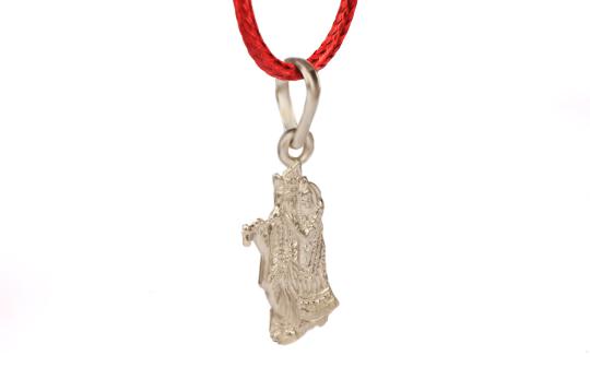 Radha Krishna in Silver Locket