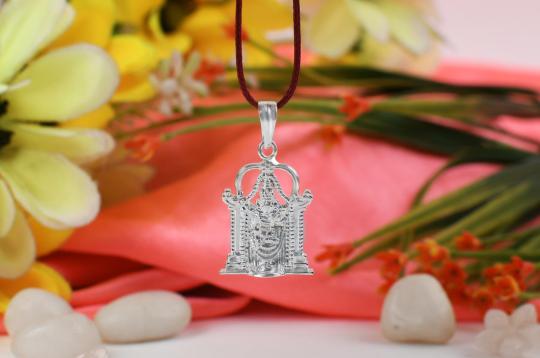 Tirupati Balaji Locket in Pure Silver